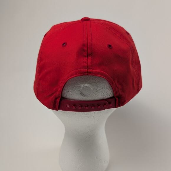 Vintage Port Angeles Washington Daishowa America Mill Red 80s Trucker Hat - Picture 6 of 7